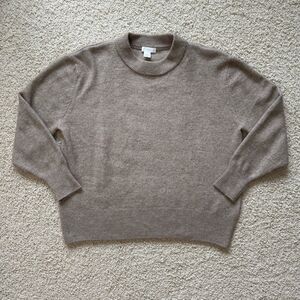 H&M Women’s Crew Neck Sweater Brown Size Medium